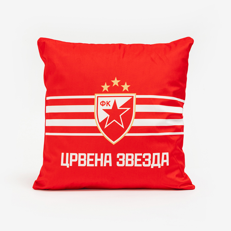 Stefan ukrasni jastuk Crvena zvezda, 45x45cm
