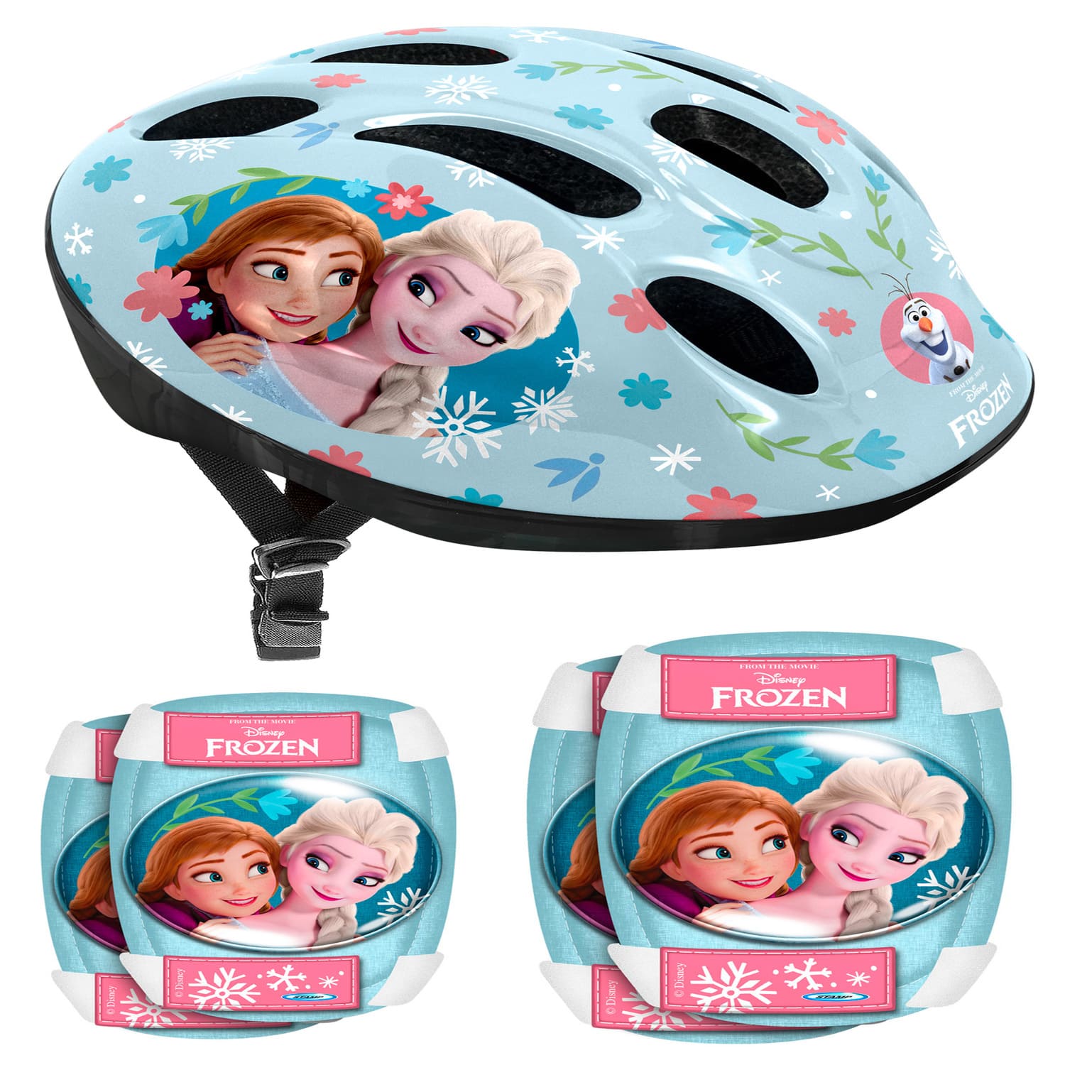 Stamp set kaciga 52-56cm sa štitnicima, Frozen