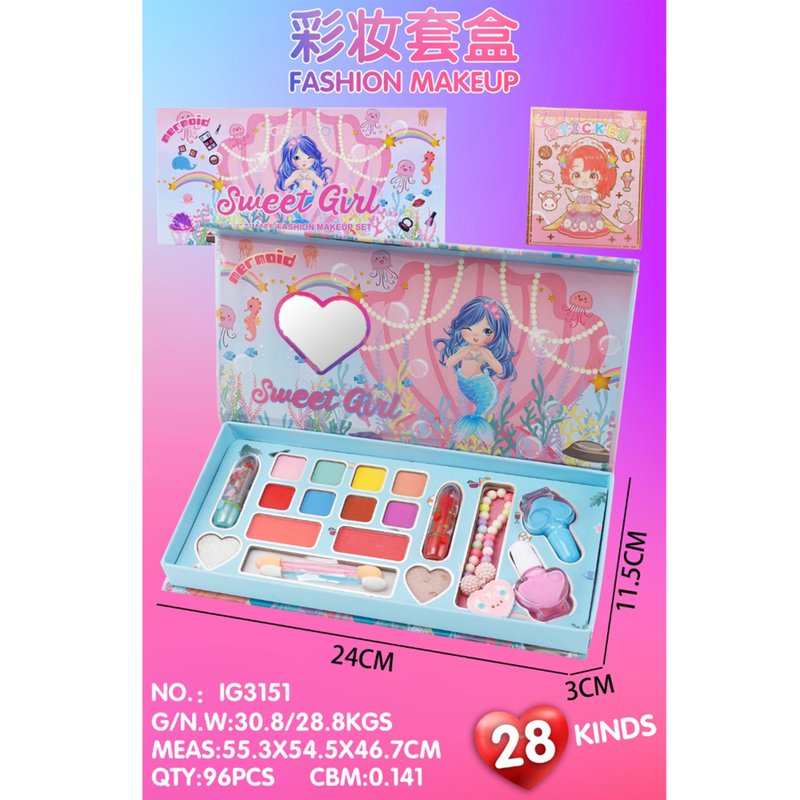HK Mini set šminke za devojčice Sirena