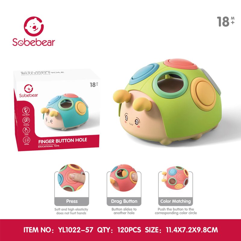 HK Mini edukativna igračka buba sa dugmićima 