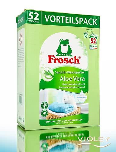 Frosch Aloe Vera Powder Det. Sensitive 3,4kg