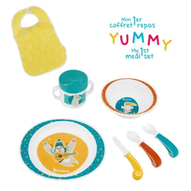 Babymoov set za hranjenje Yummy, plavi