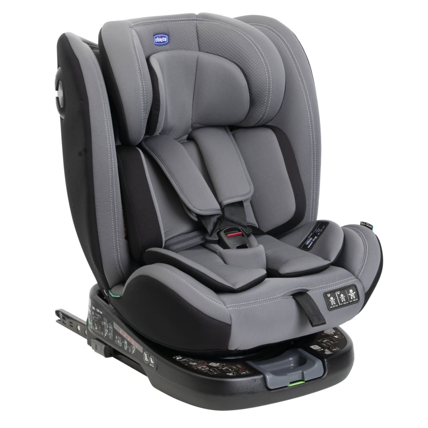 Chicco a-s Unico Evo i-Size (40-150cm), Grey Black 