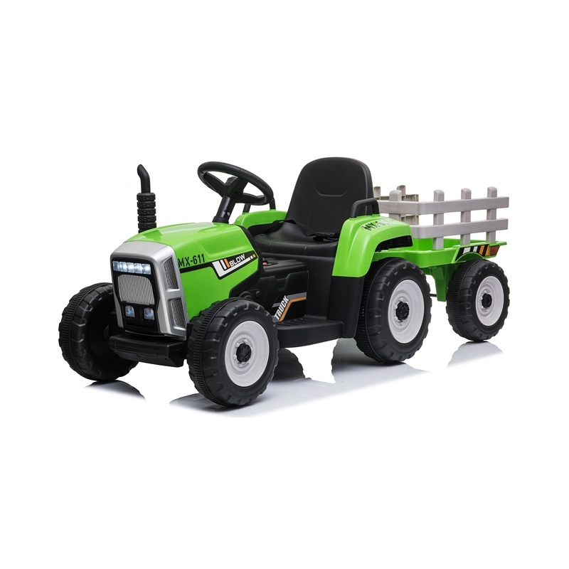 BBO traktor na akumulator (12V), zeleni 