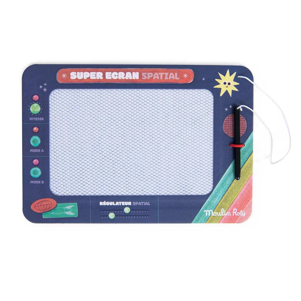 Moulin Roty magnetna tabla za crtanje,plava