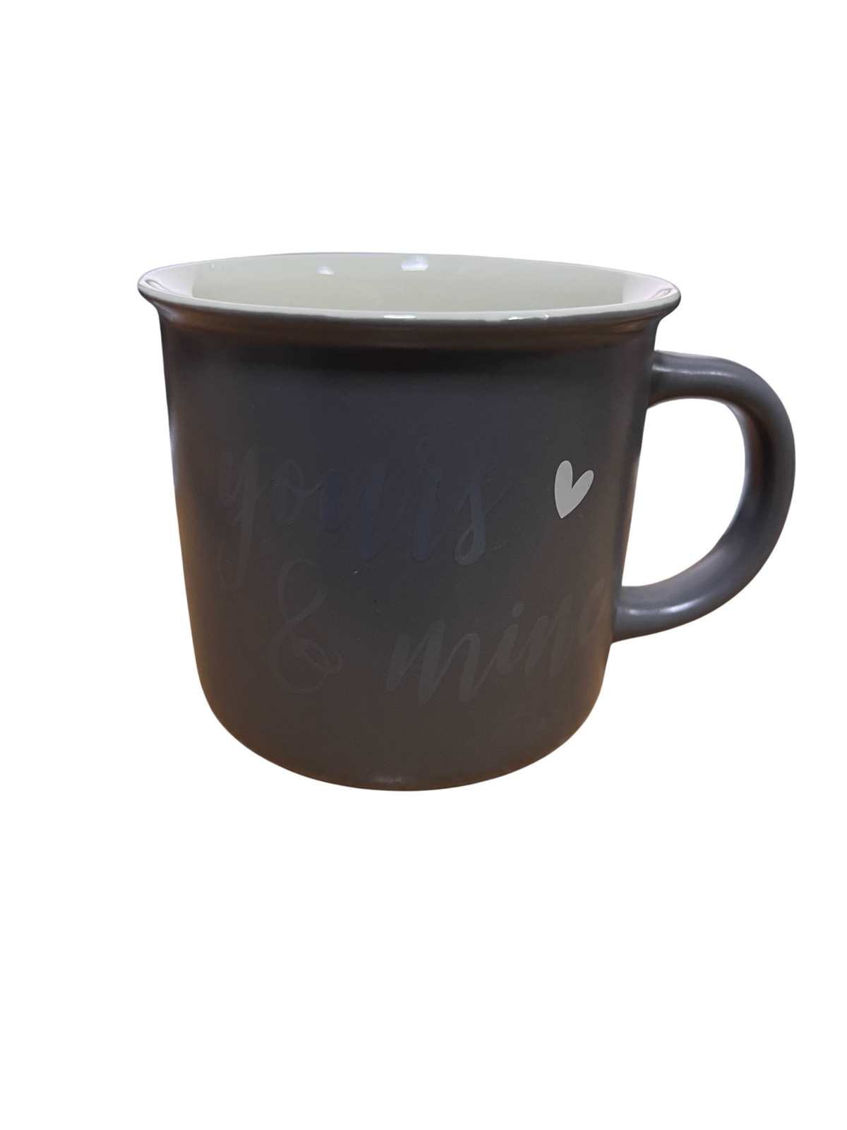 Cute&Cool HOME keramička šolja tamnosiva 390ml