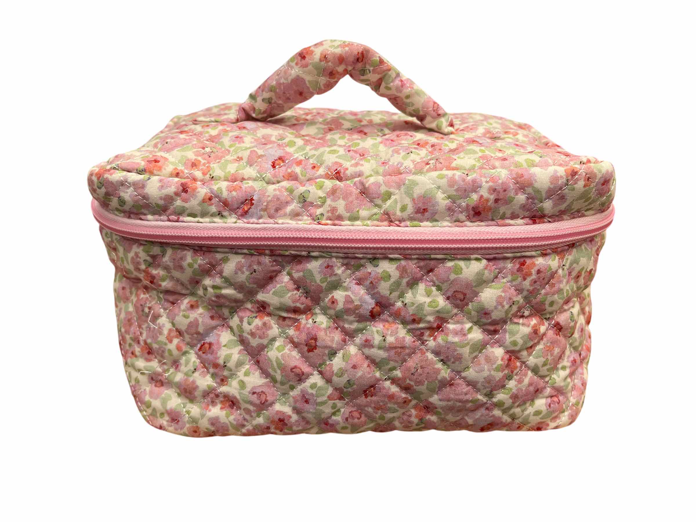 Be Cute neseser roze sa cvetićima 25*16*16cm