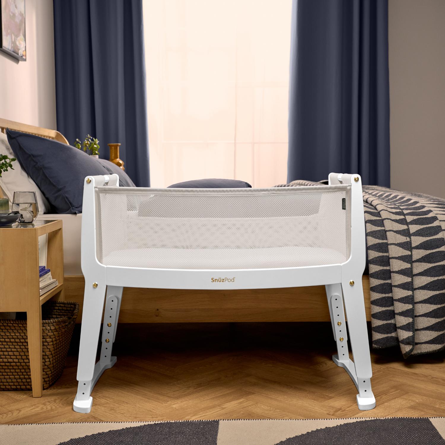 SnuzPod Studio kolevka za bebe,Parise White 