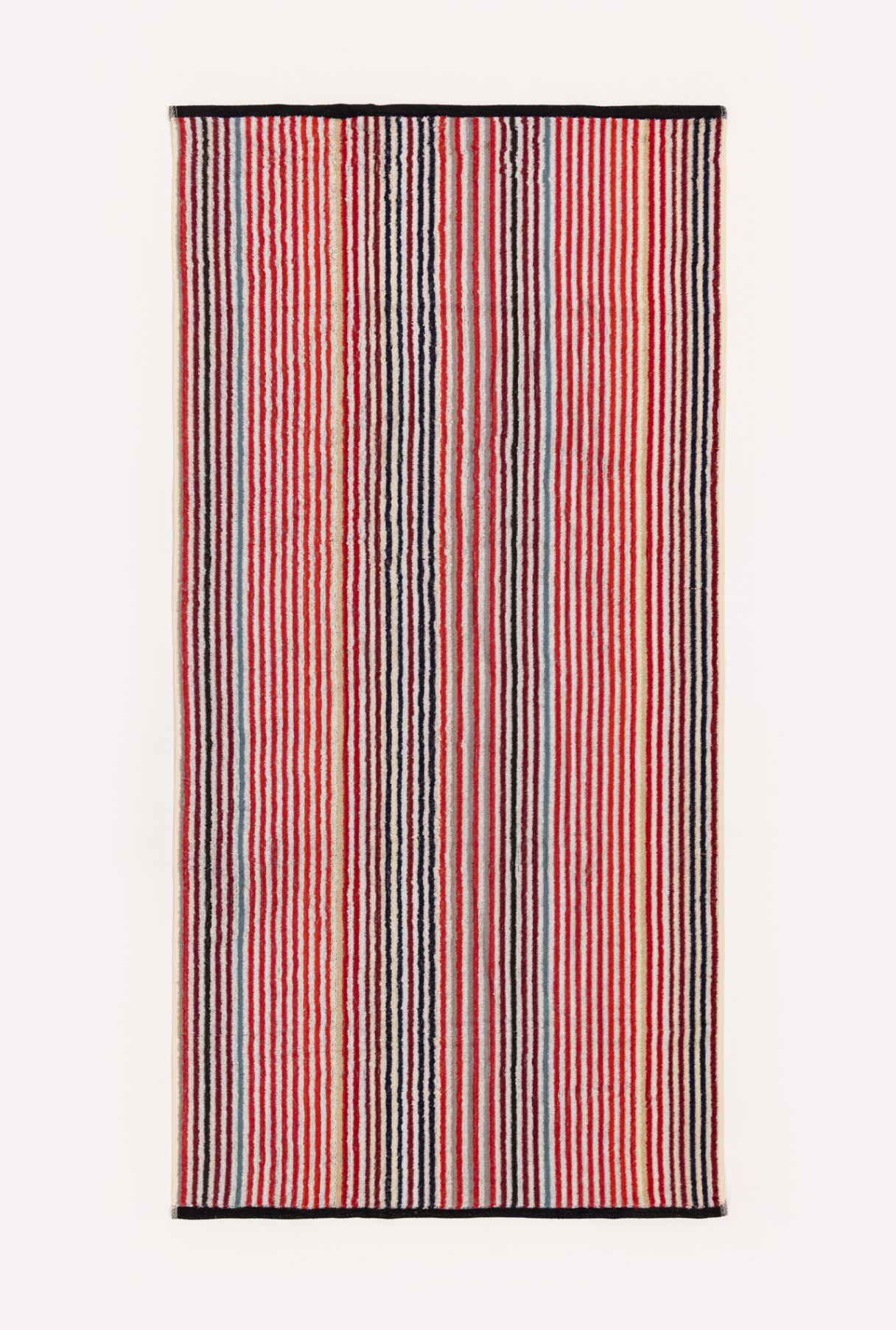 Stefan peškir za plažu Finelle crvene pruge,75x150 