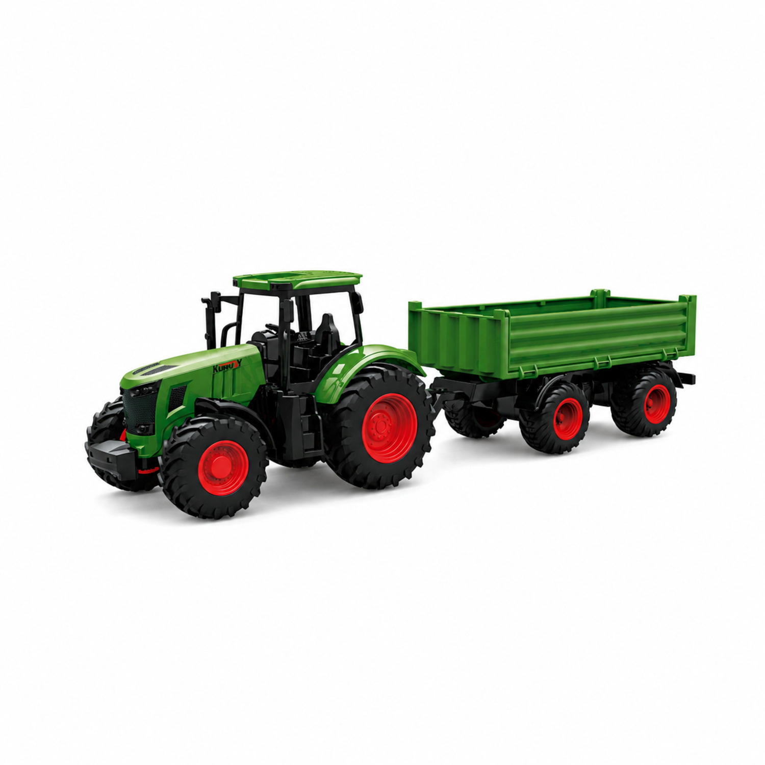 Cute&Cool traktor sa prikolicom 1:24, zeleni 