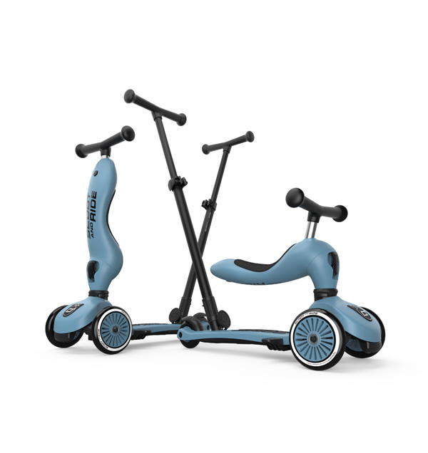 Scoot&Ride Highway kick 1 Puch and go Steel 