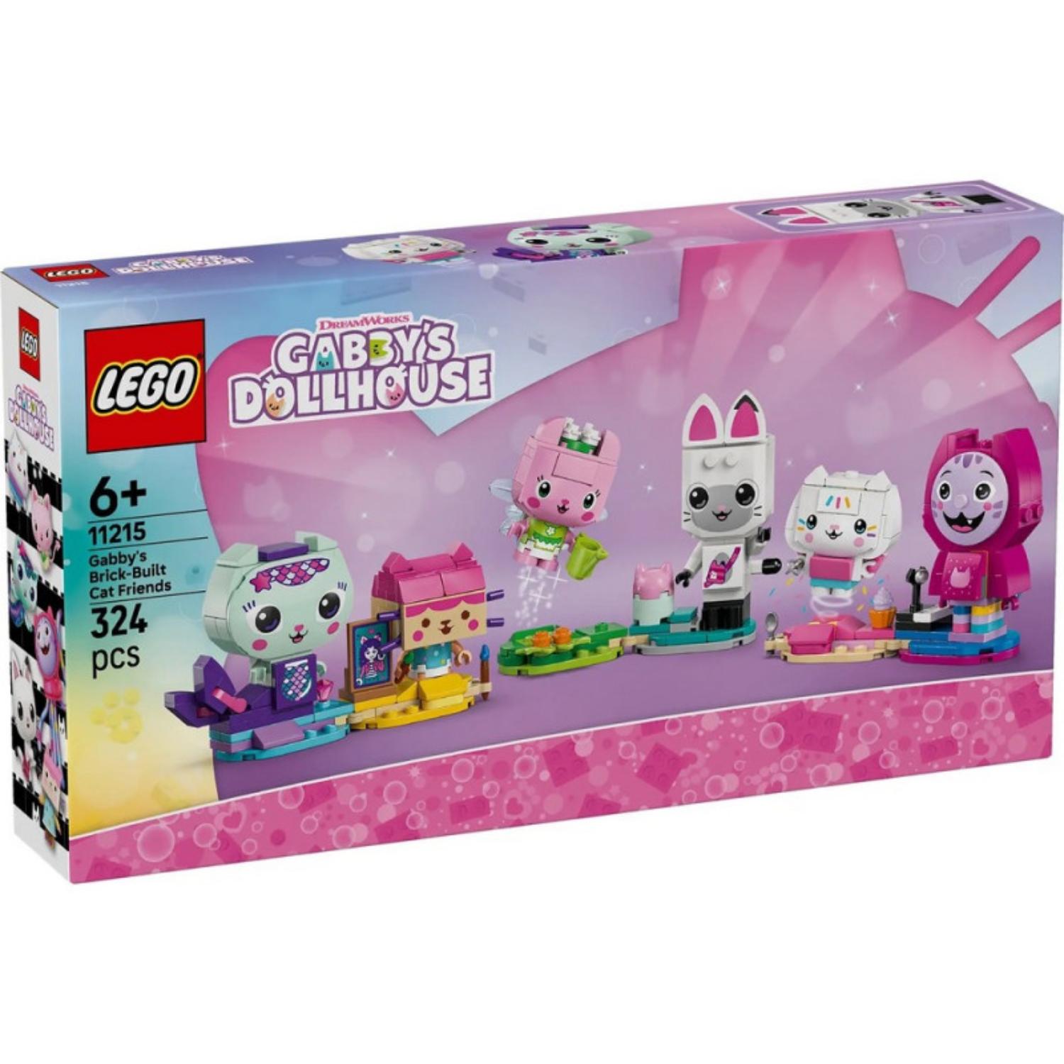 Lego Gabbys Dollhouse Brickbuilt Cat Friends