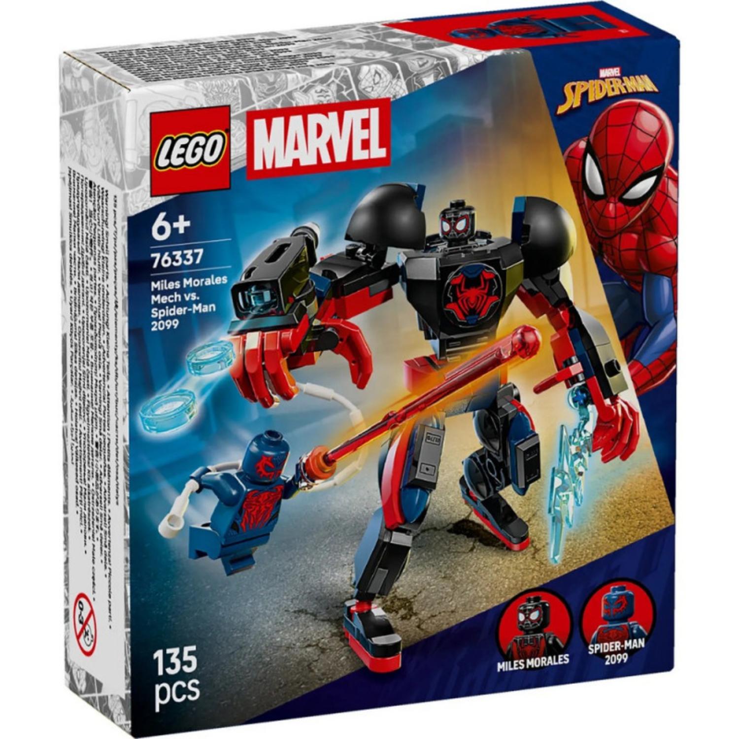 Lego Super Heroes MilesMorales Mech Vs Spiderman