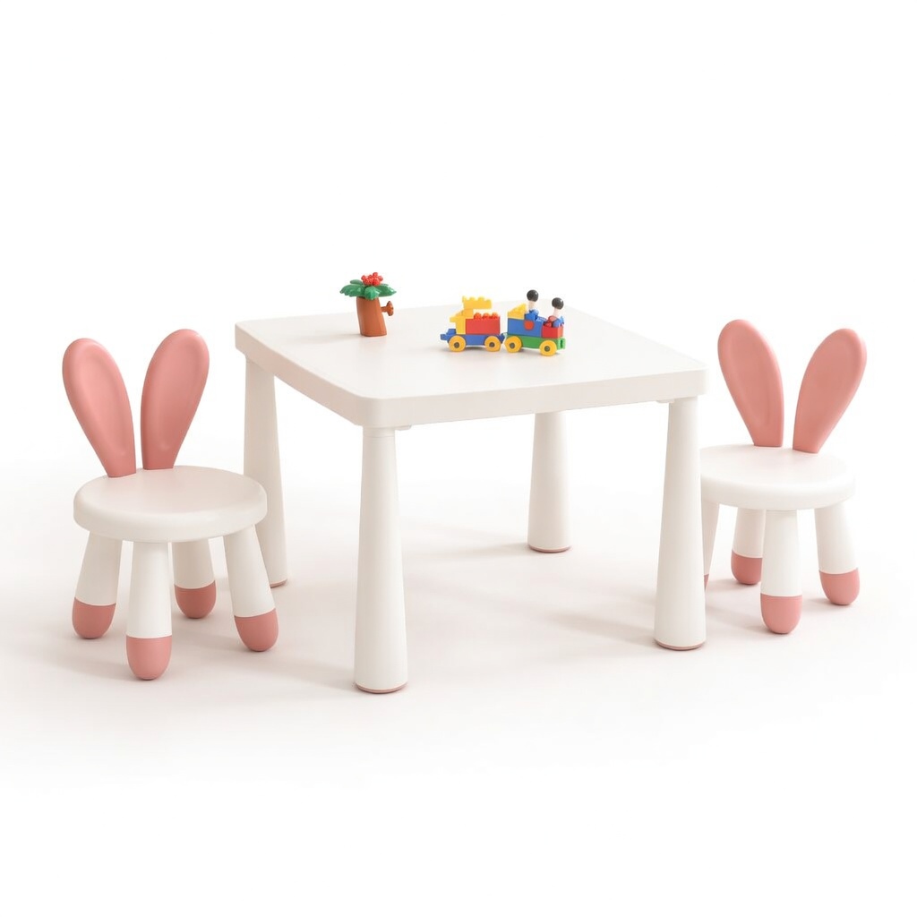 Cute&Cool HOME set za sobu sto i 2 stolice roze