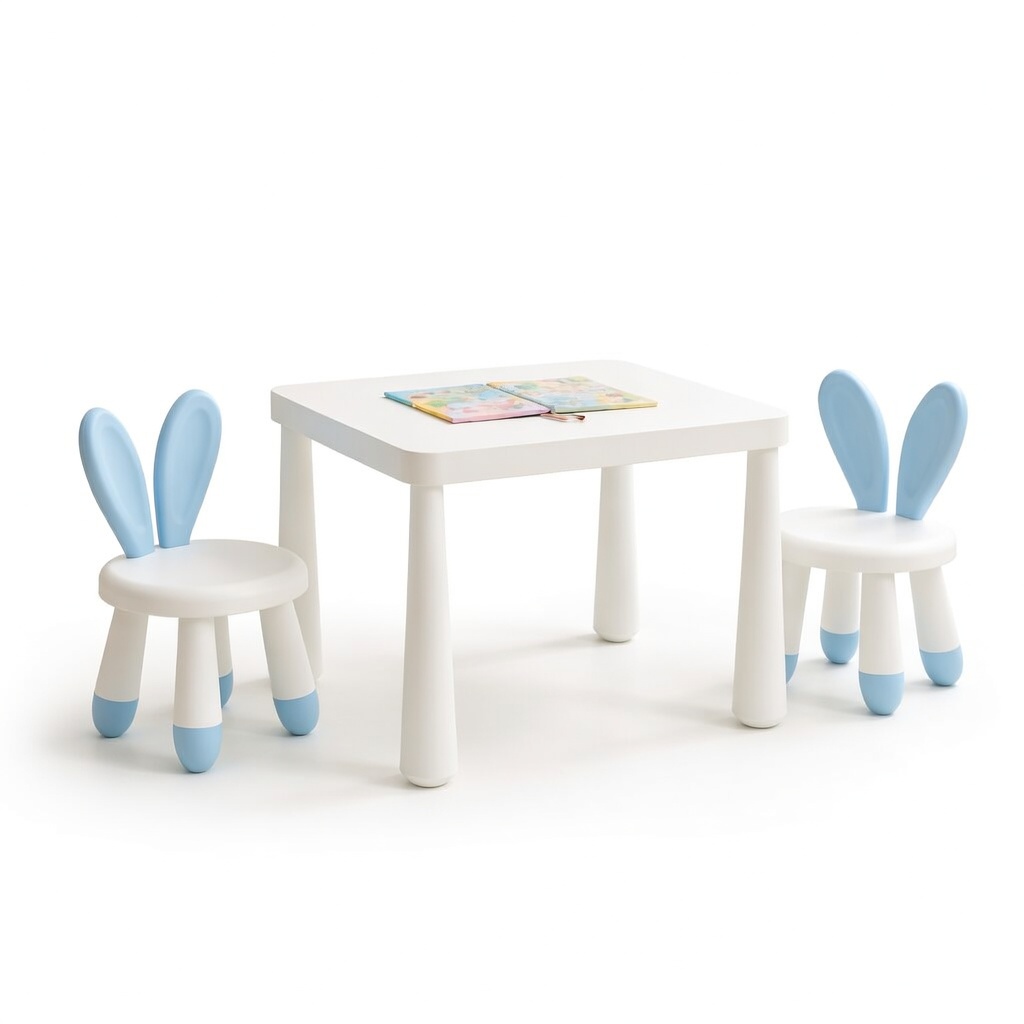 Cute&Cool HOME set za sobu sto i 2 stolice plava