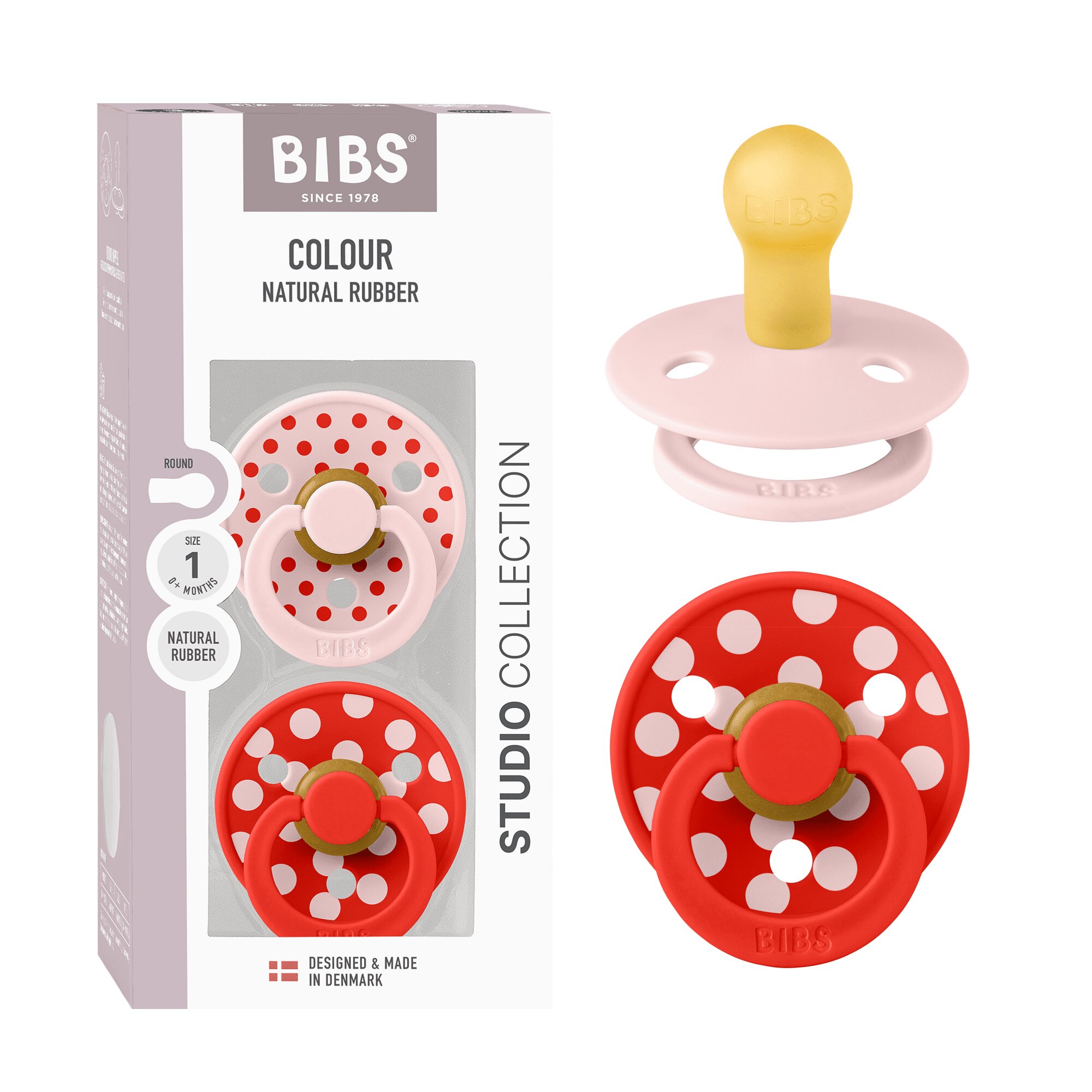 Bibs Studio varalica Polka Candy Apple/Blossom0-6m