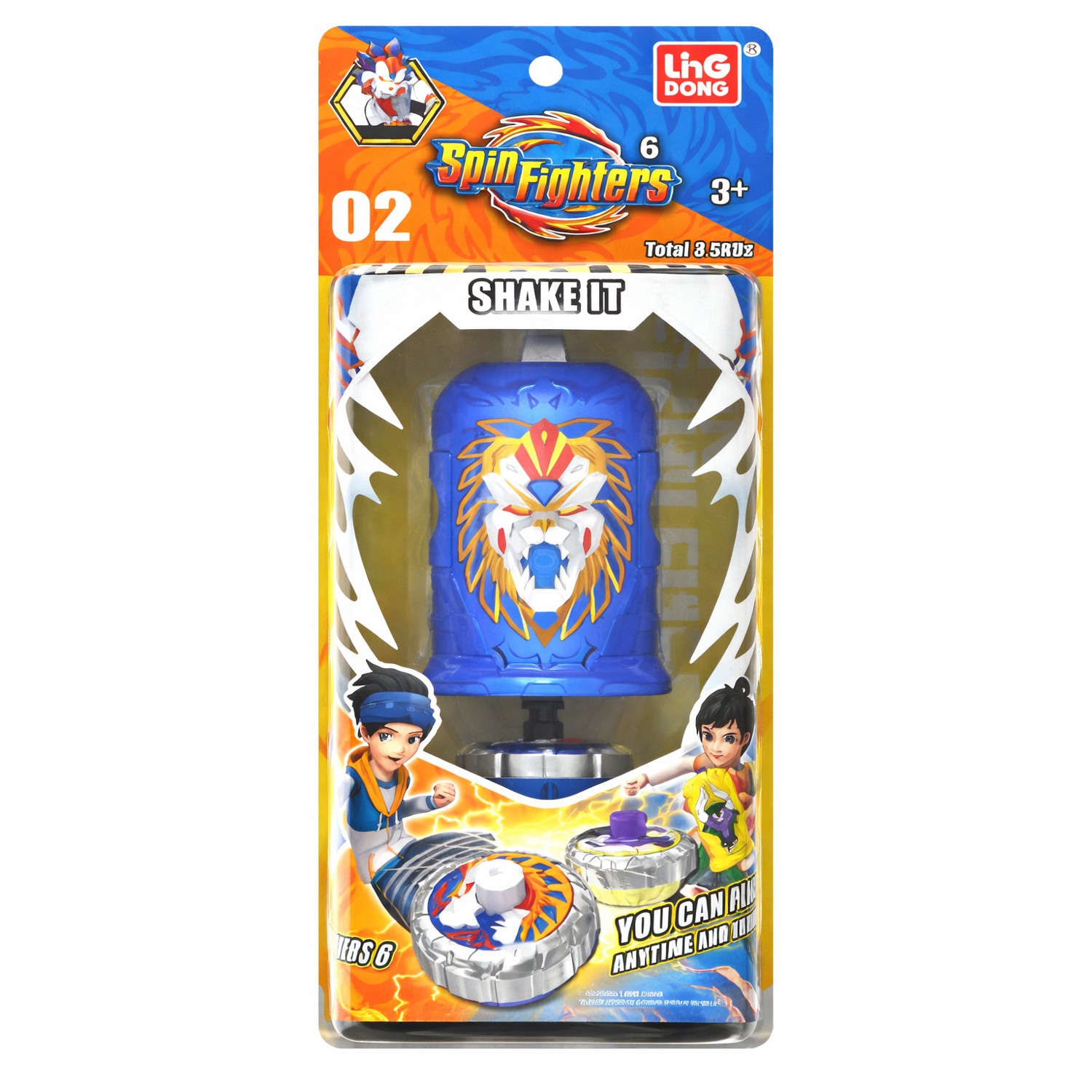 Spin Fighters Legends Mighty Lion