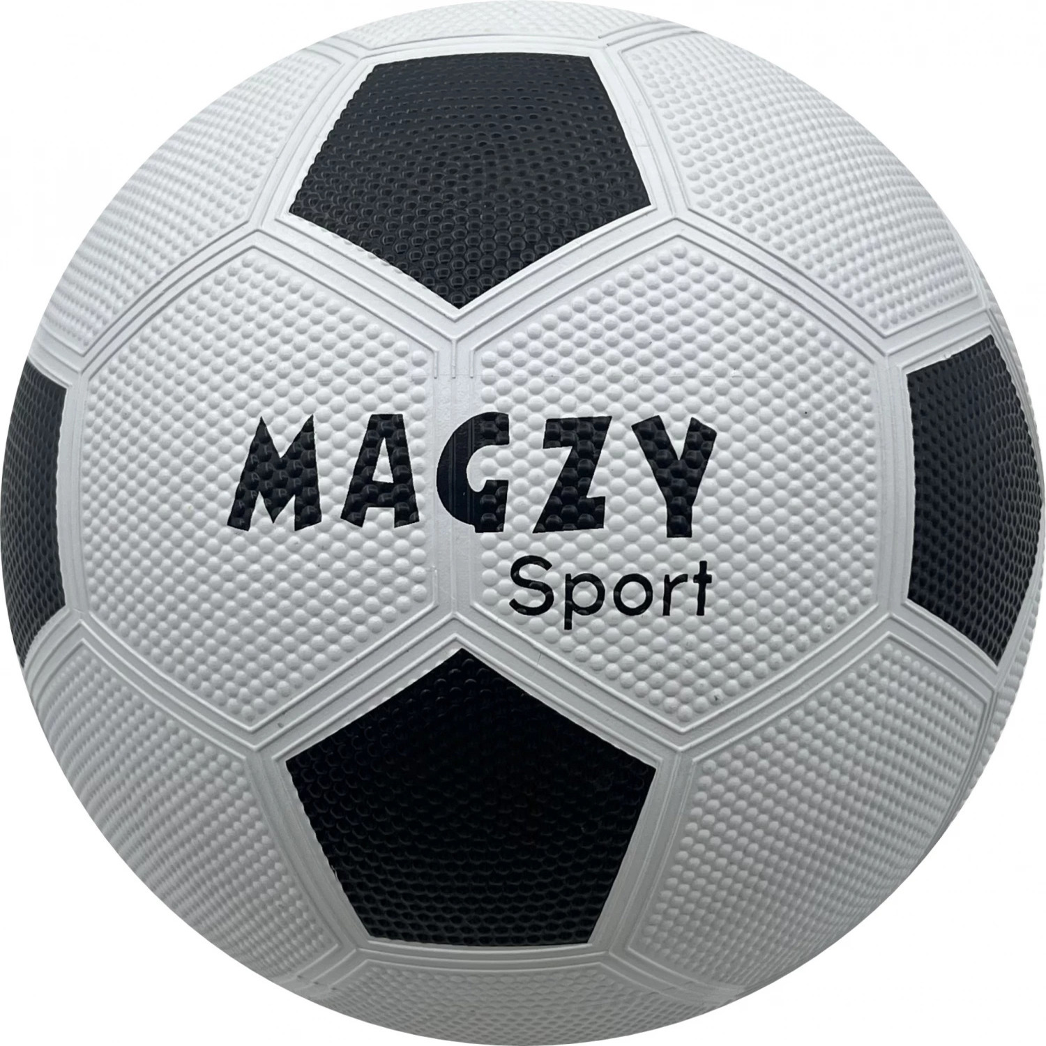 Lopta fudbalska crno bela Magzy Sport