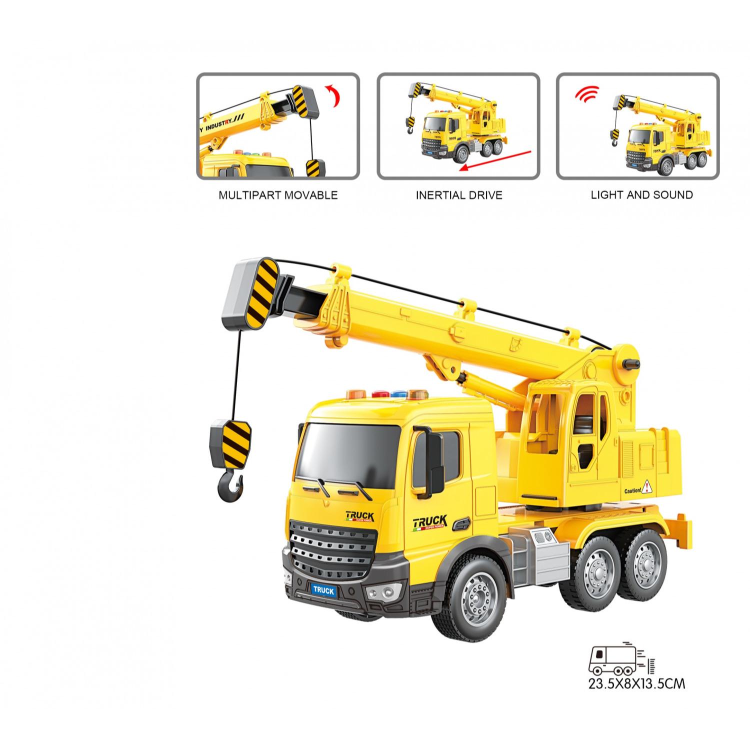 Kamion 1:18 dizalica sa zvukom i svetlom