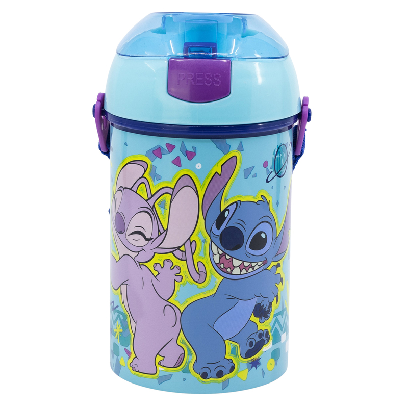 Stor flašica sa trakom za nošenje 450ml Stitch