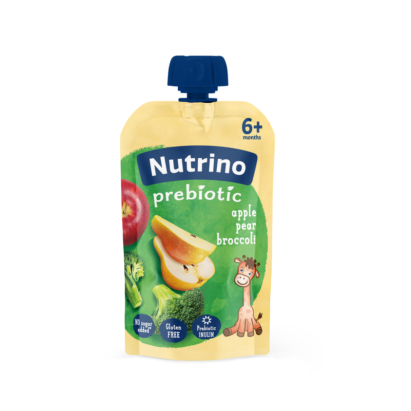 Nutirno pouch prebiotik jabuka kruš brokoli 100g 