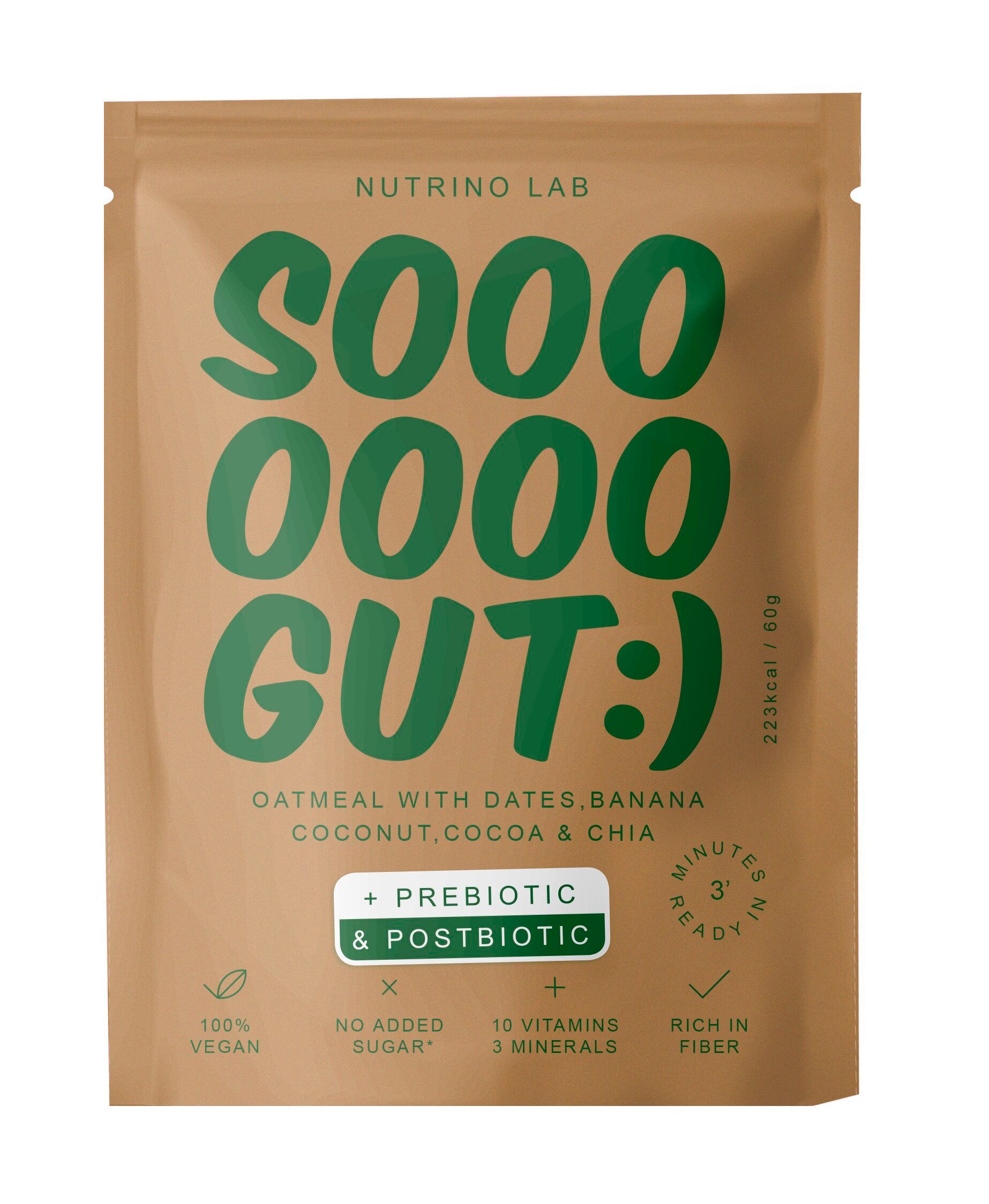 Nutrino Lab so gut ovsena kaša 60gr