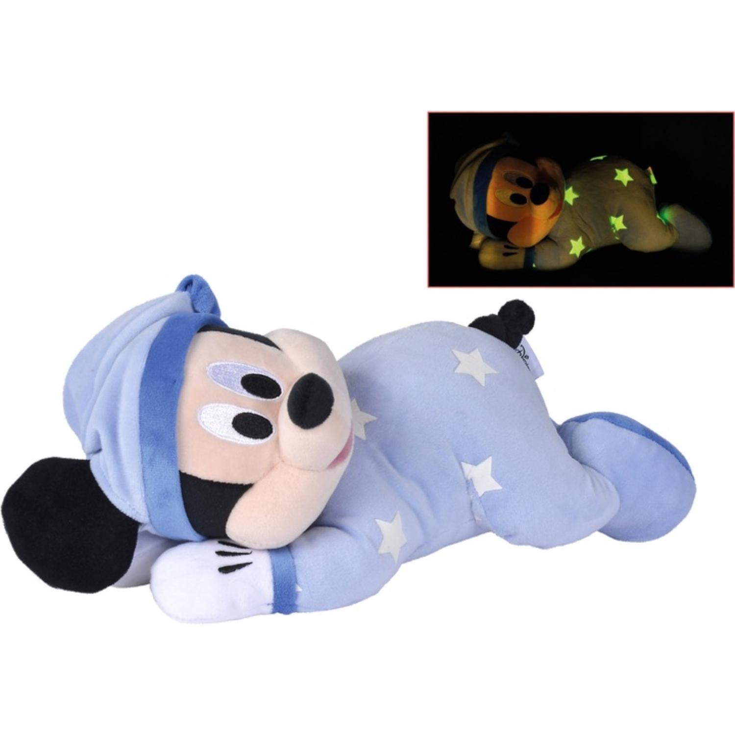 Disney Mickey Mouse plis 30cm - Glow in the Dark 
