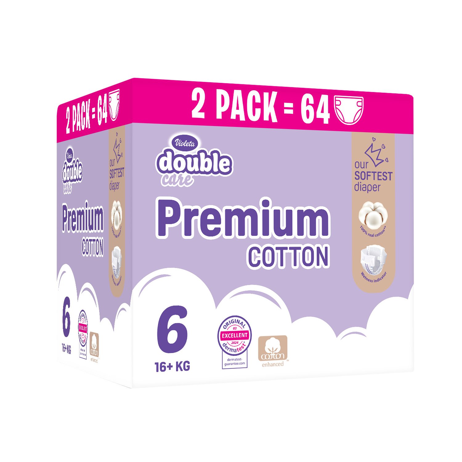 Violeta pelene premium Box 6 16+kg 64 kom 