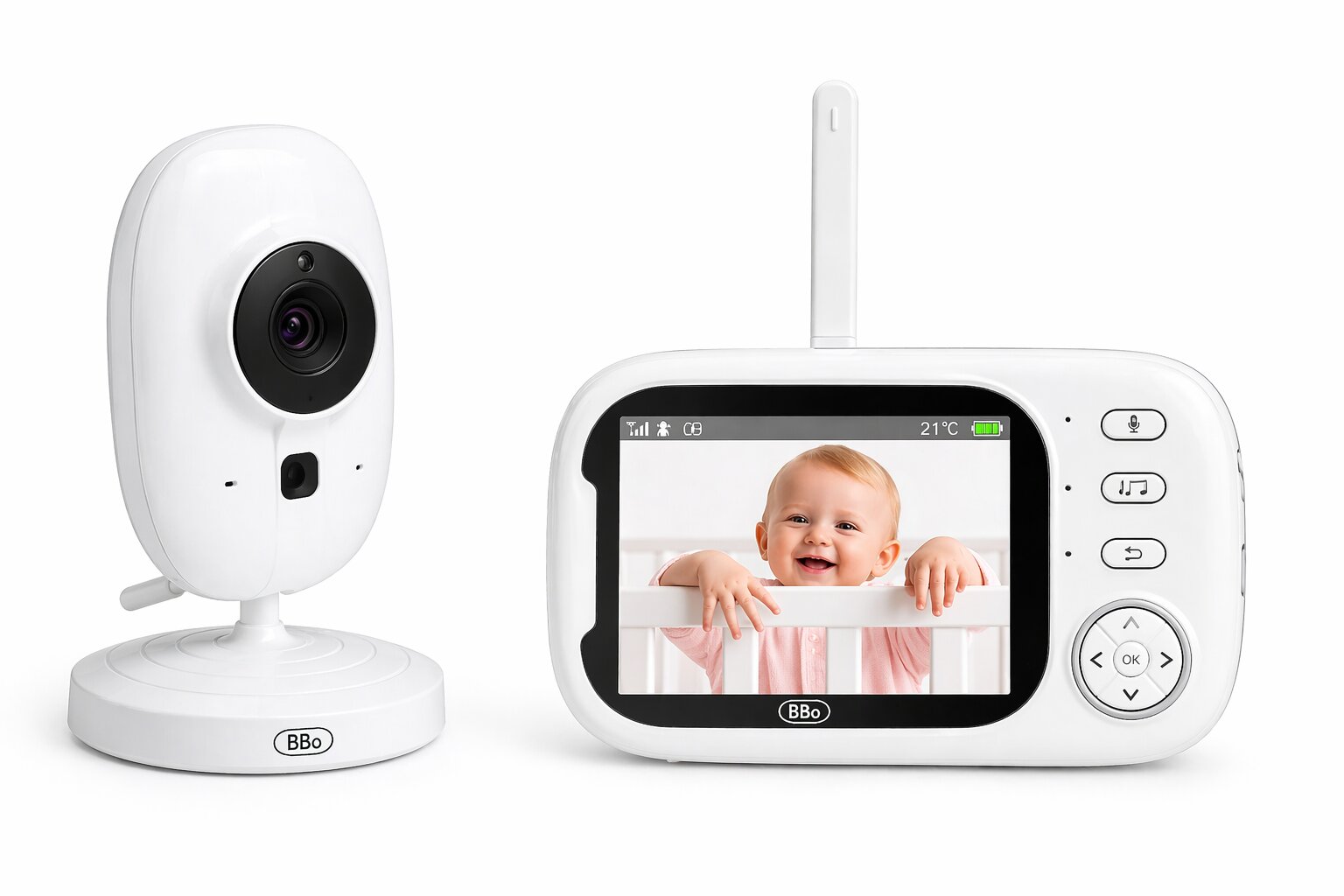BBO Video baby monitor sa kamerom i prikazom temperature