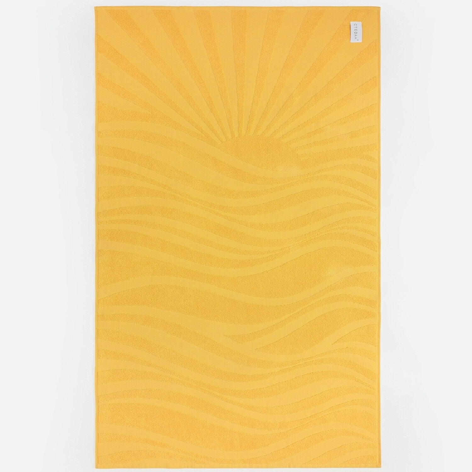 Stefan peškir za plažu zalazak žuti, 78x160cm