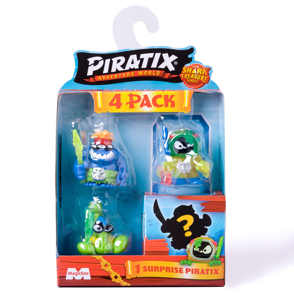Piratix-Shark treasure 4 pack 