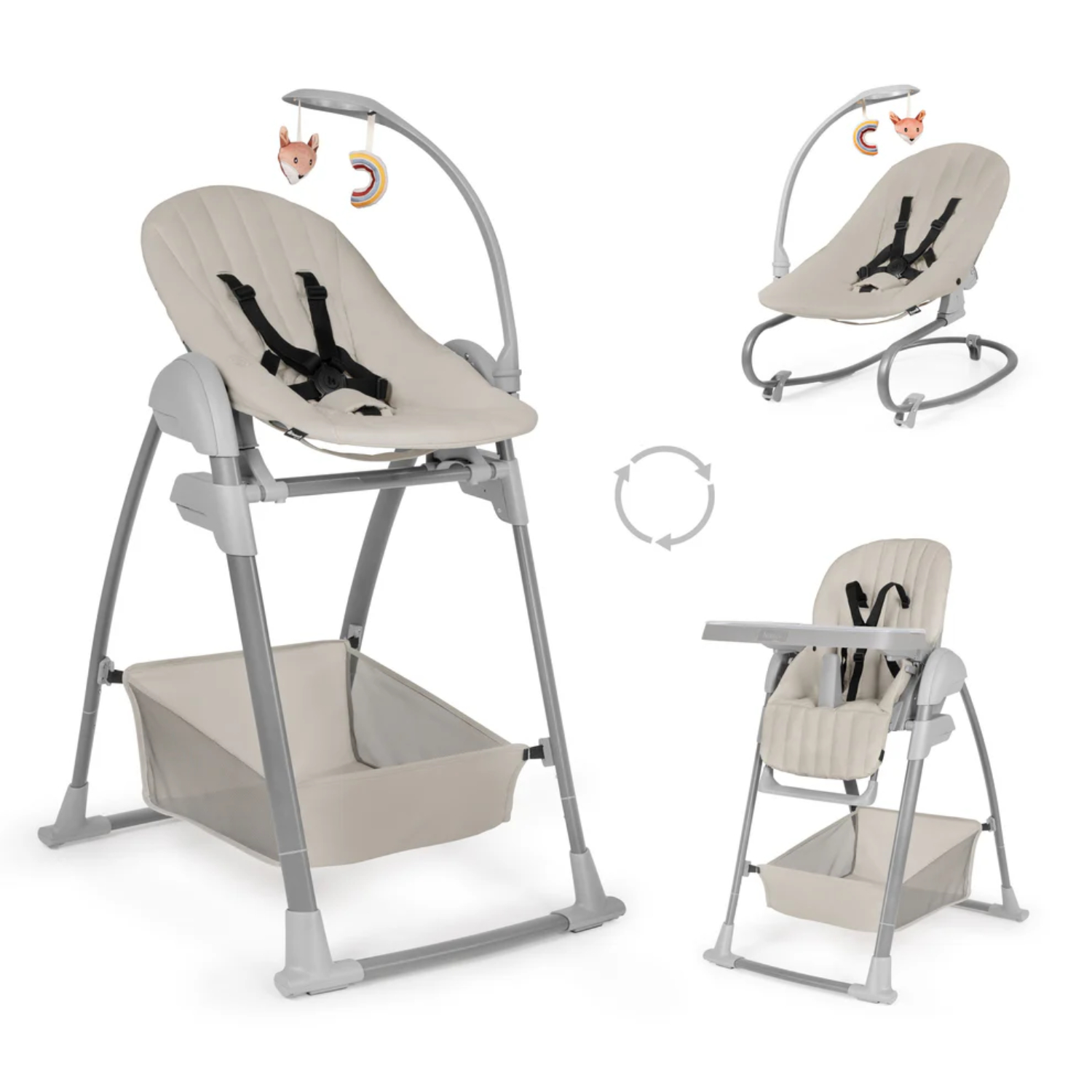 Hauck hranilica Sit N Relax 3 u 1, Beige 