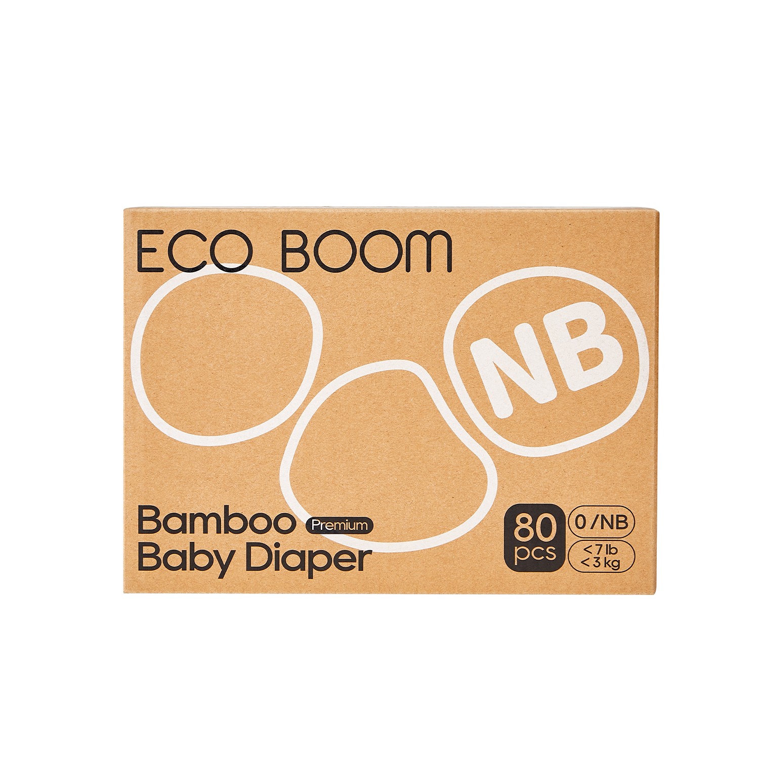 Eco boom pelene biorazgradive NB, do 3kg, 80 kom 