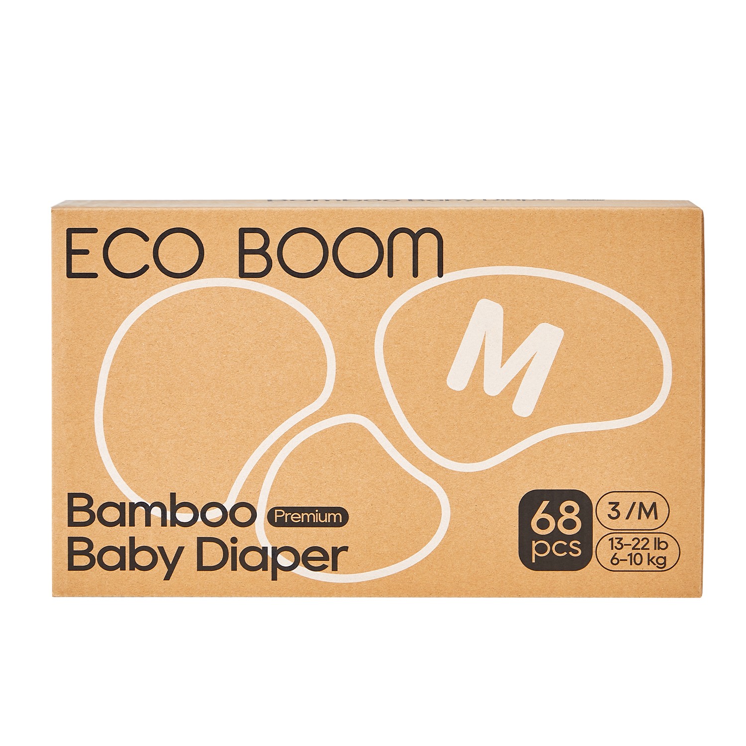 Eco boom pelene biorazgradive M, 6-10kg, 68 kom
