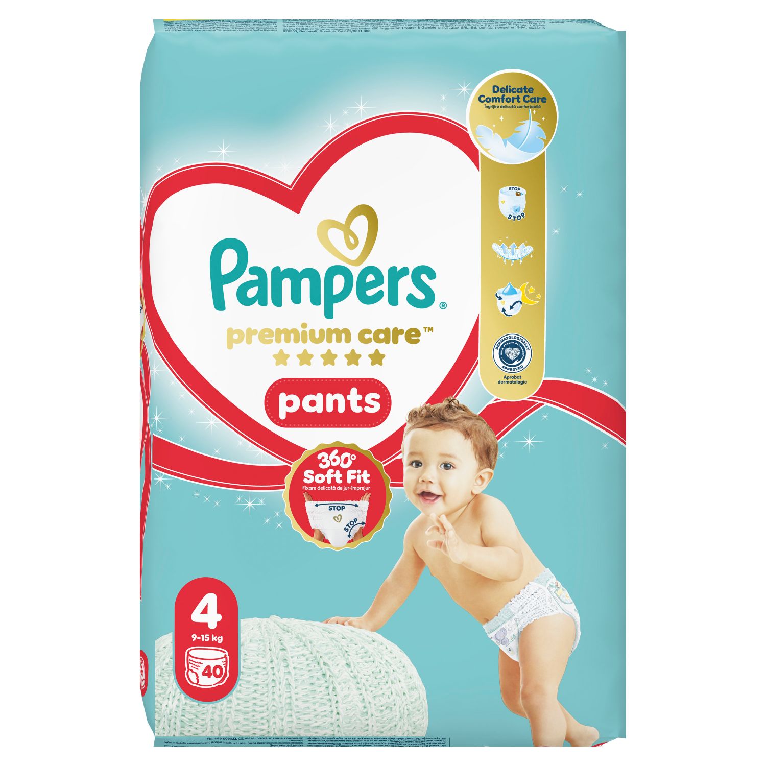 Pampers pants premium VP 4 maxi 9-15kg 40kom
