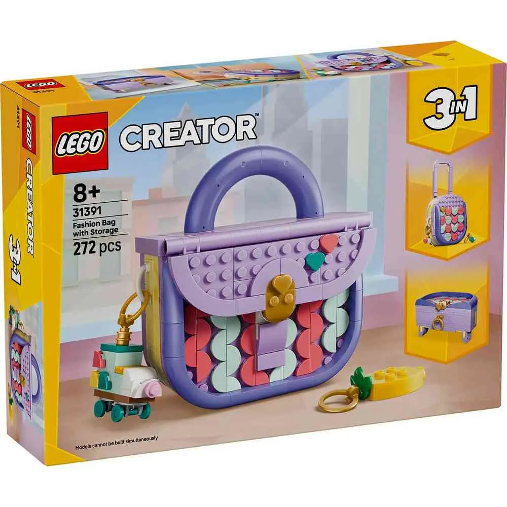 Lego Art Fashion Bag with Storage