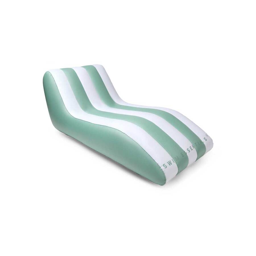 Swim Essentials ležaljka za vodu mint pruge 