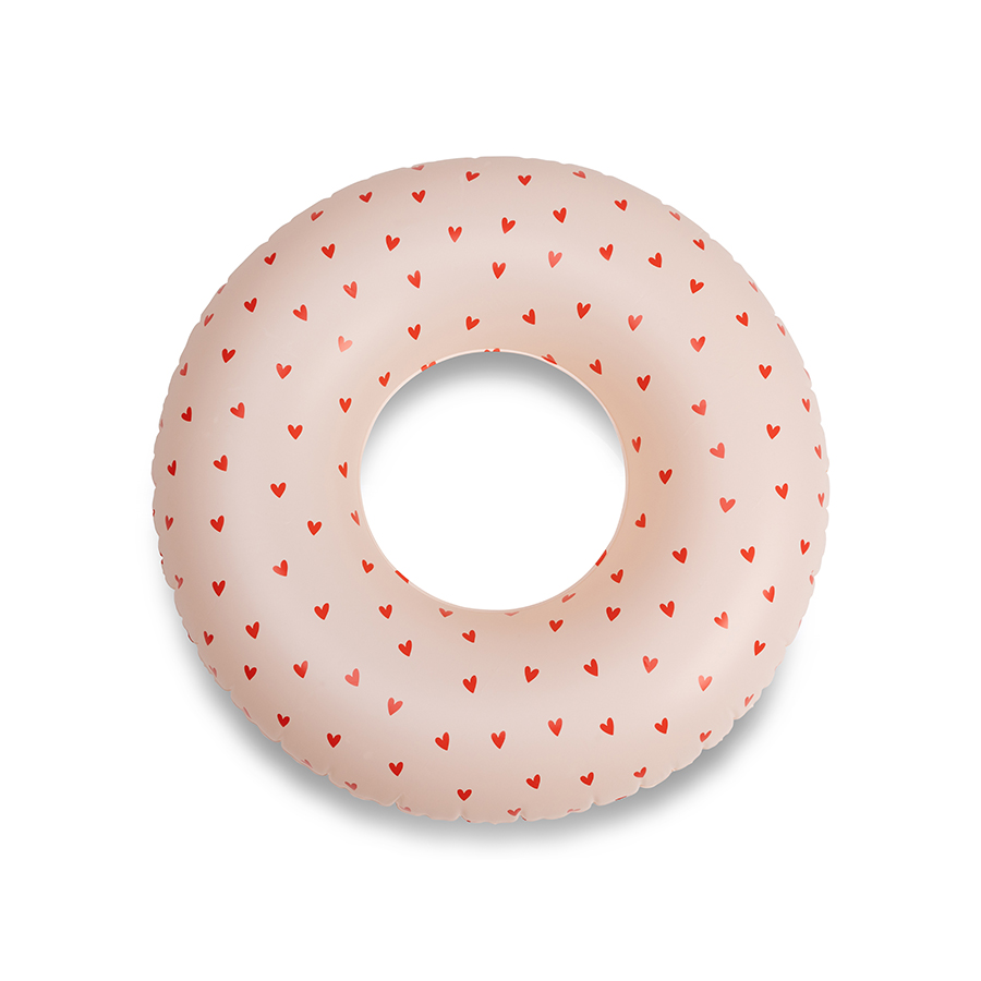 Swim Essentials šlauf roze sa srcima 65cm 