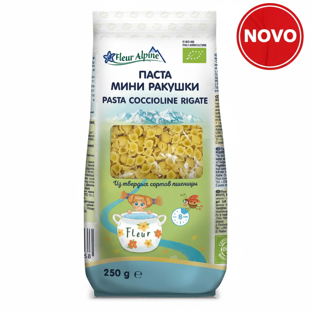 Fleur Alpine testenina školjkice 250 g 