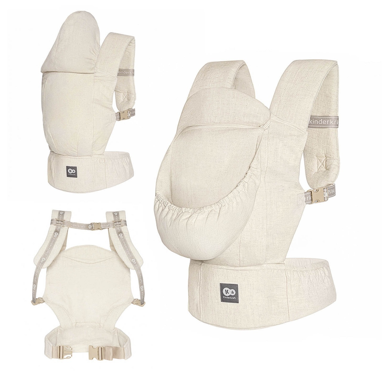 Kinderkraft kengur nosiljka Elara Beige 