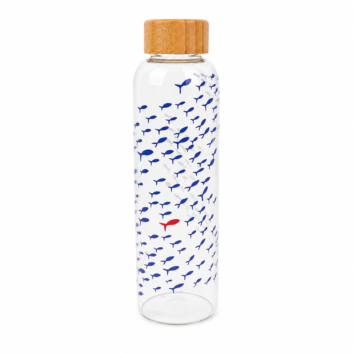 Be Cute staklena boca sa ribicama 550ml