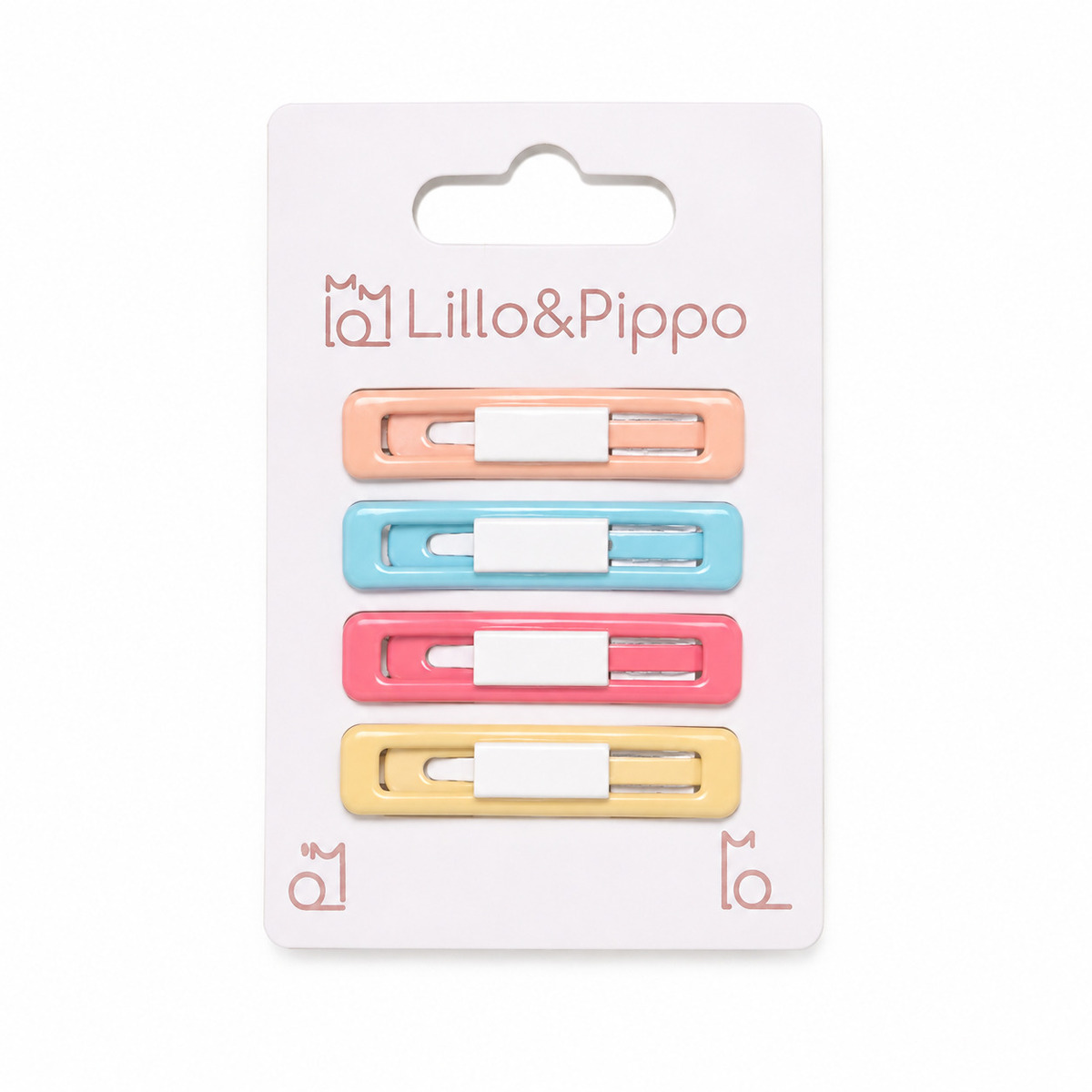 Lillo&Pippo šnalice za kosu 4/1 basic 