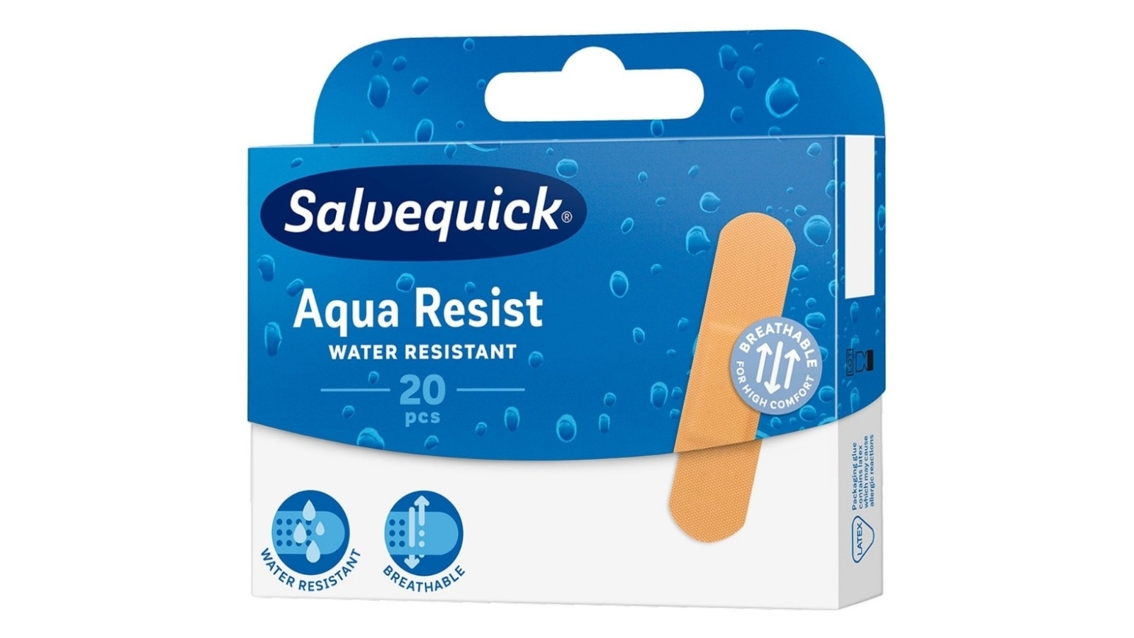 Salvequick flasteri Aqua Resist medium 1veli 20kom 