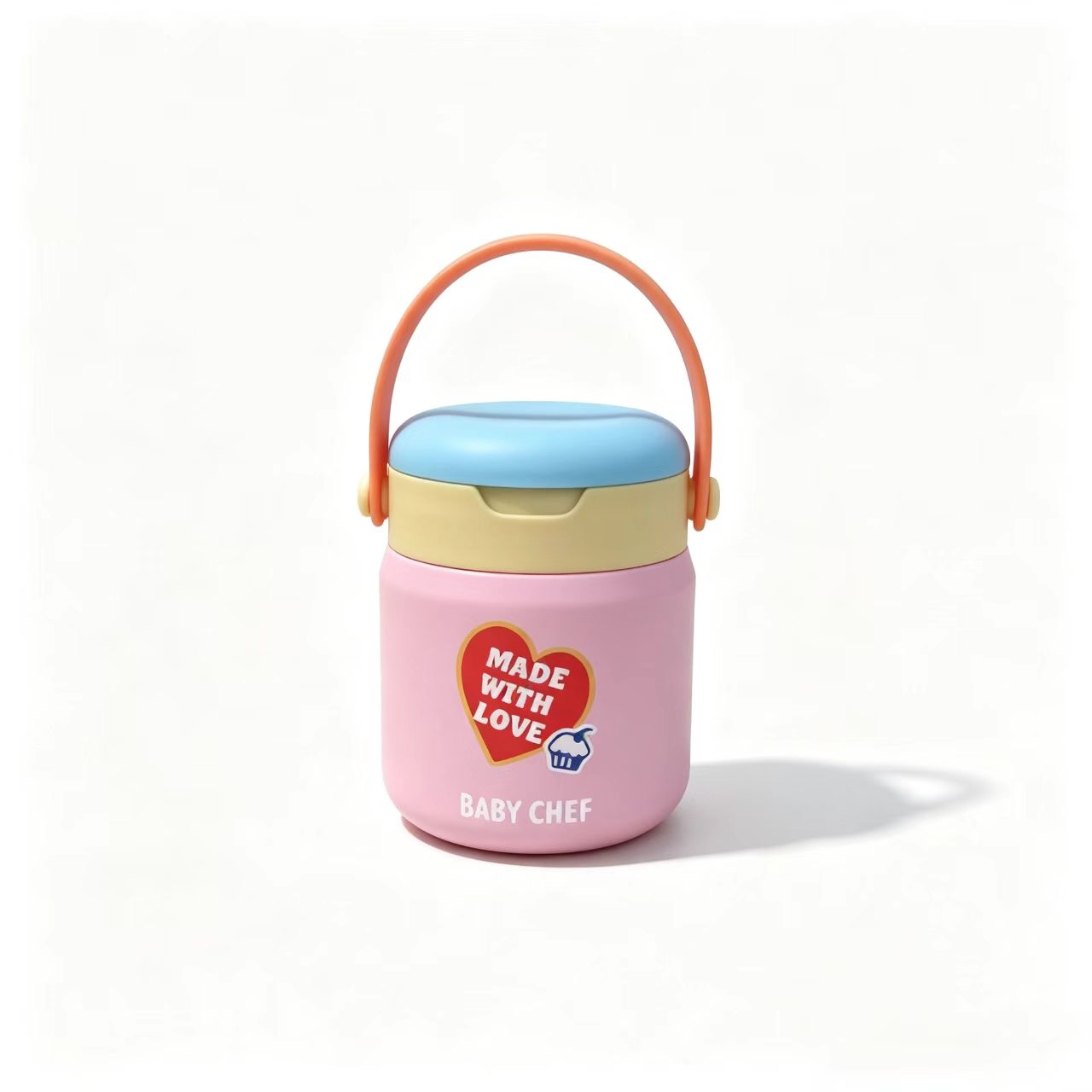 Baby Chef termo posuda za hranu roze 350ml 