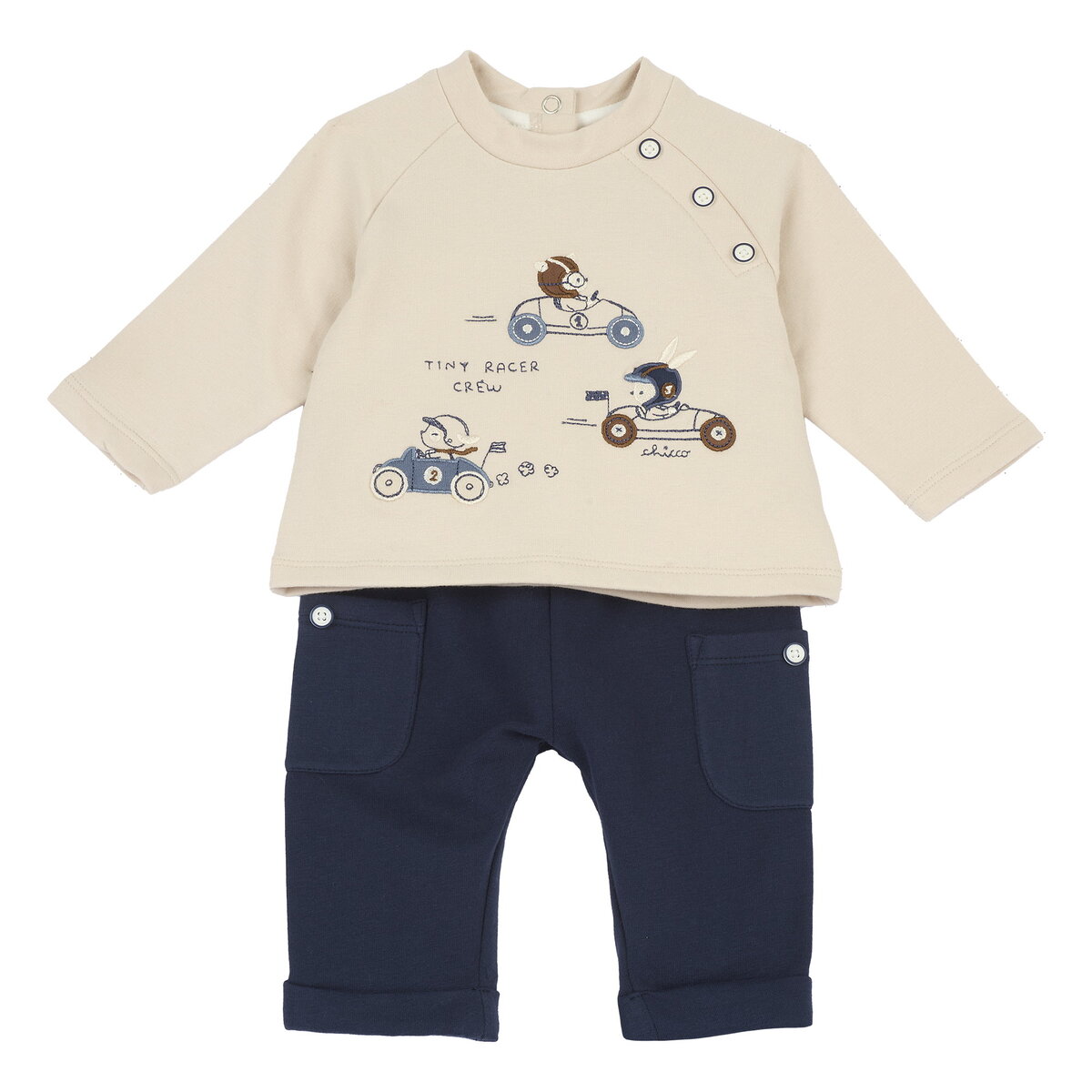 Chicco komplet (majica dr, donji deo), dečaci