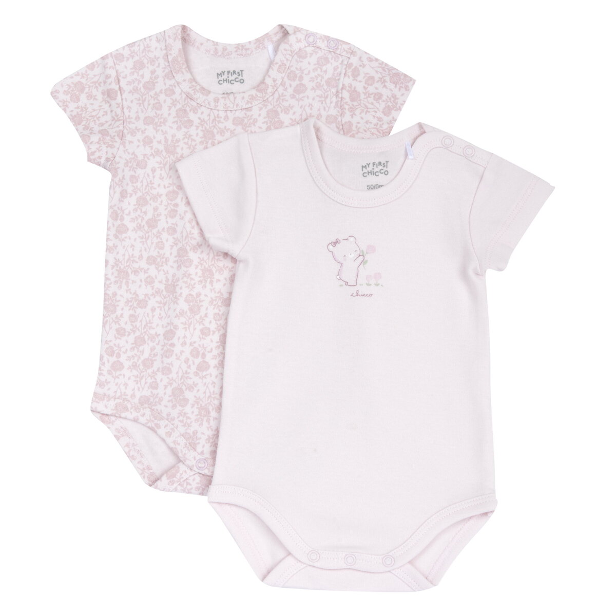 Chicco bodi set 2/1 kr, devojčice 