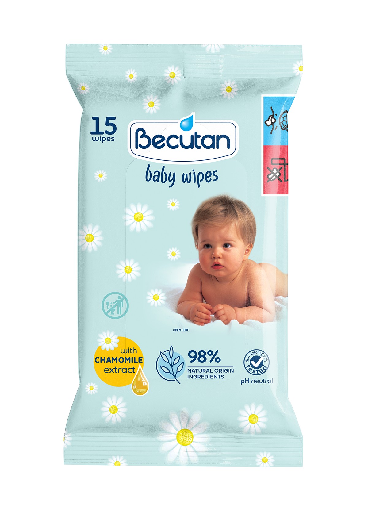 Becutan baby vlažne maramice 15 kom 
