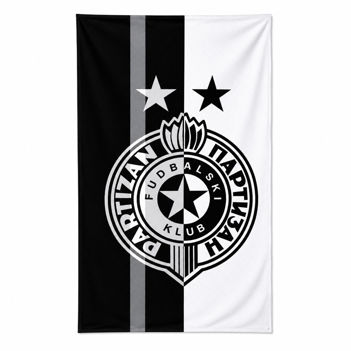 Stefan peškir za plažu Partizan grb, 70x140