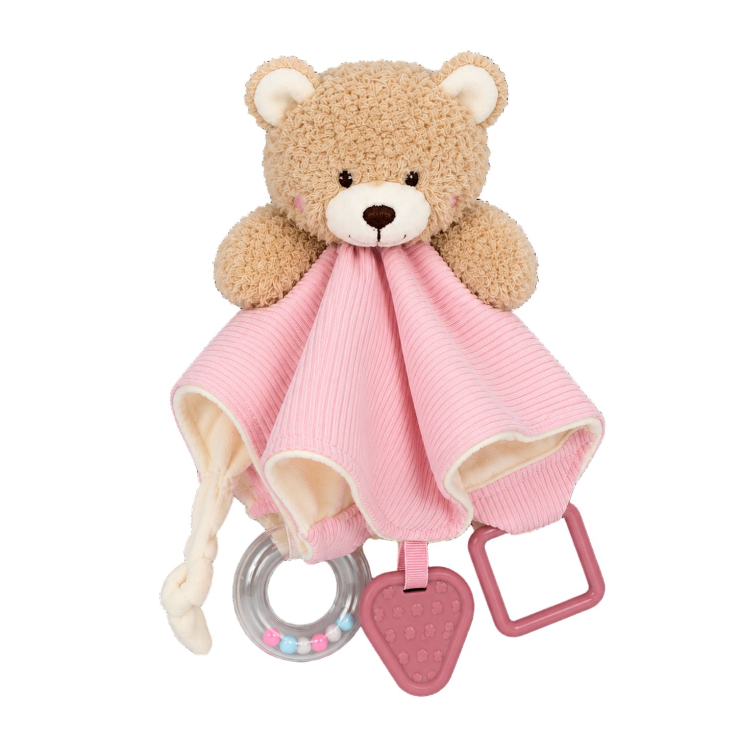 Cute&Cool mazilica meda zvečka i glodalica roze 