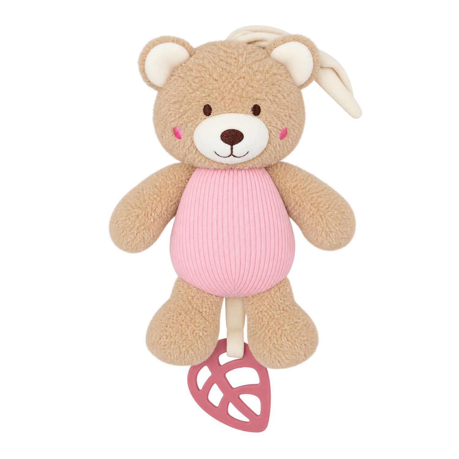 Cute&Cool plišani meda pull sa glodalicom roze
